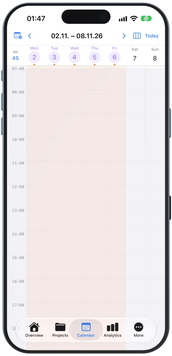 Semana con vacaciones