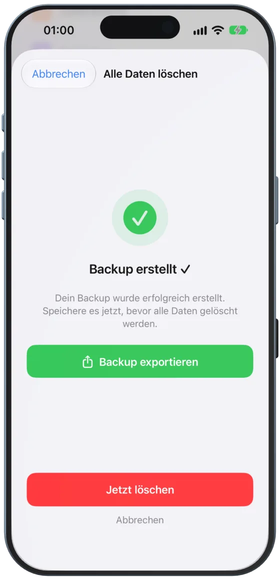 Schritt 3: Backup