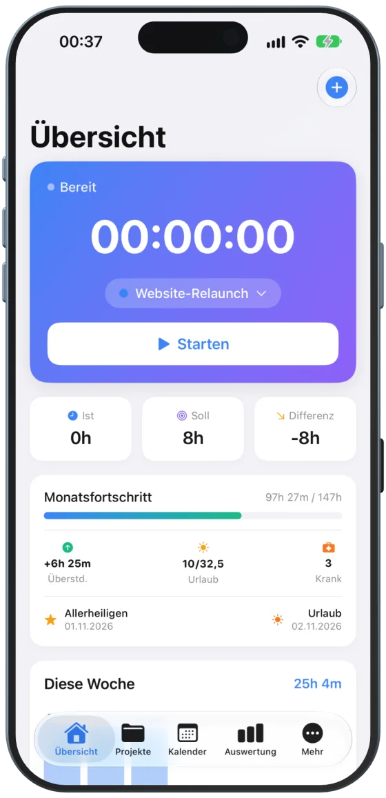 Timer bereit